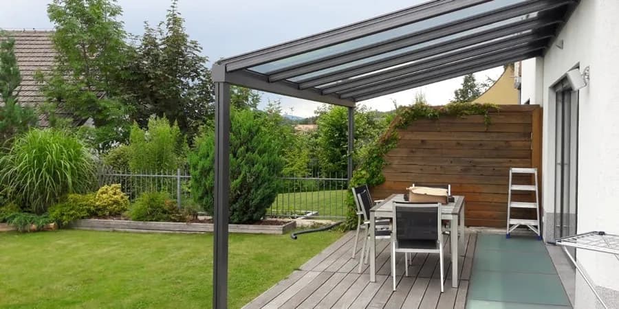 Carport Segel Überdachung Südtirol
